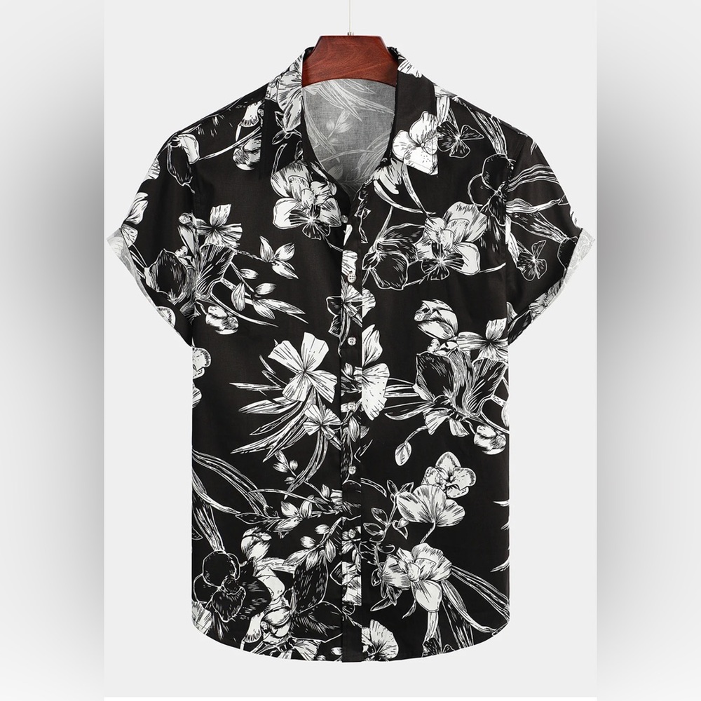 NWOT - ATLANL Men’s Breathable Casual Short Sleeve Shirt